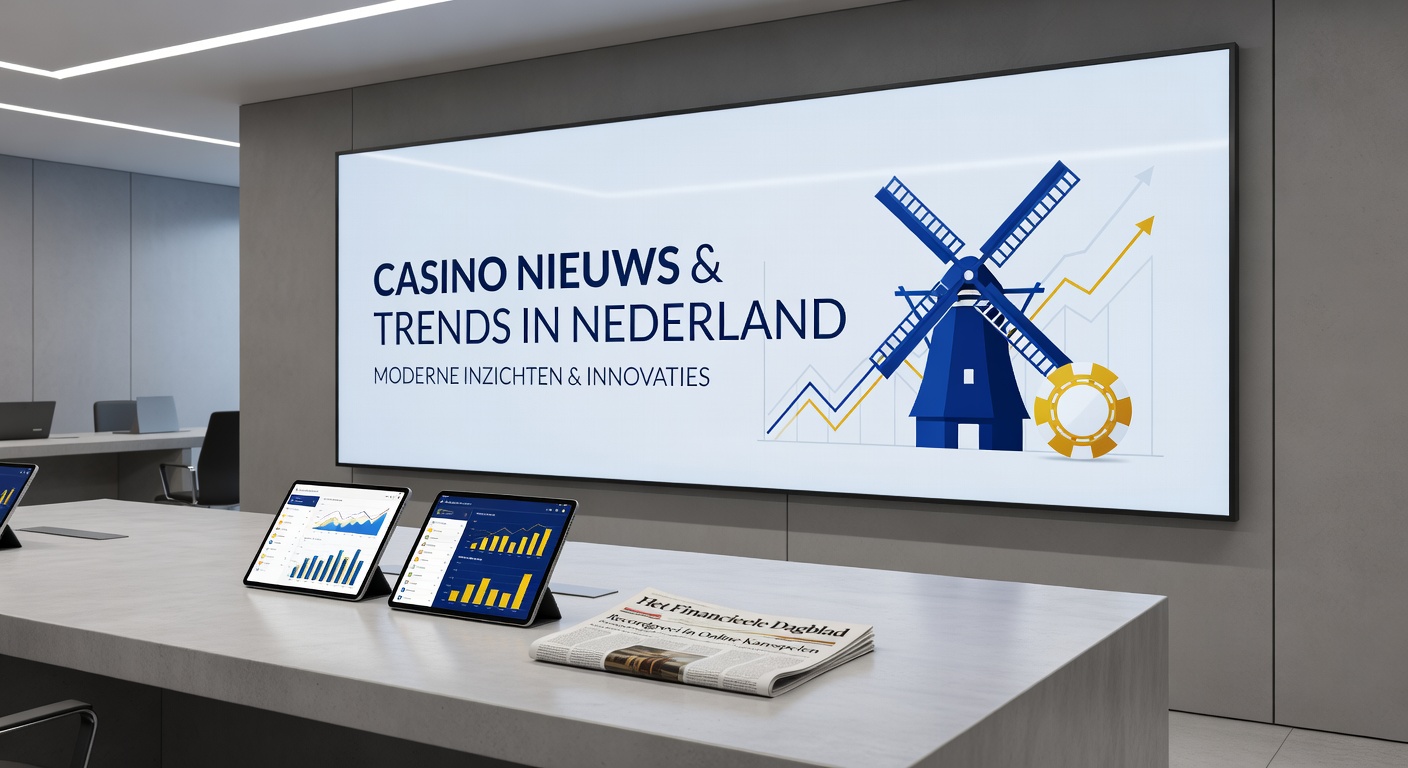 Promotiebeeld van de Gaming in Holland Conference 2026 met Amsterdamse skyline en sprekers op de voorgrond