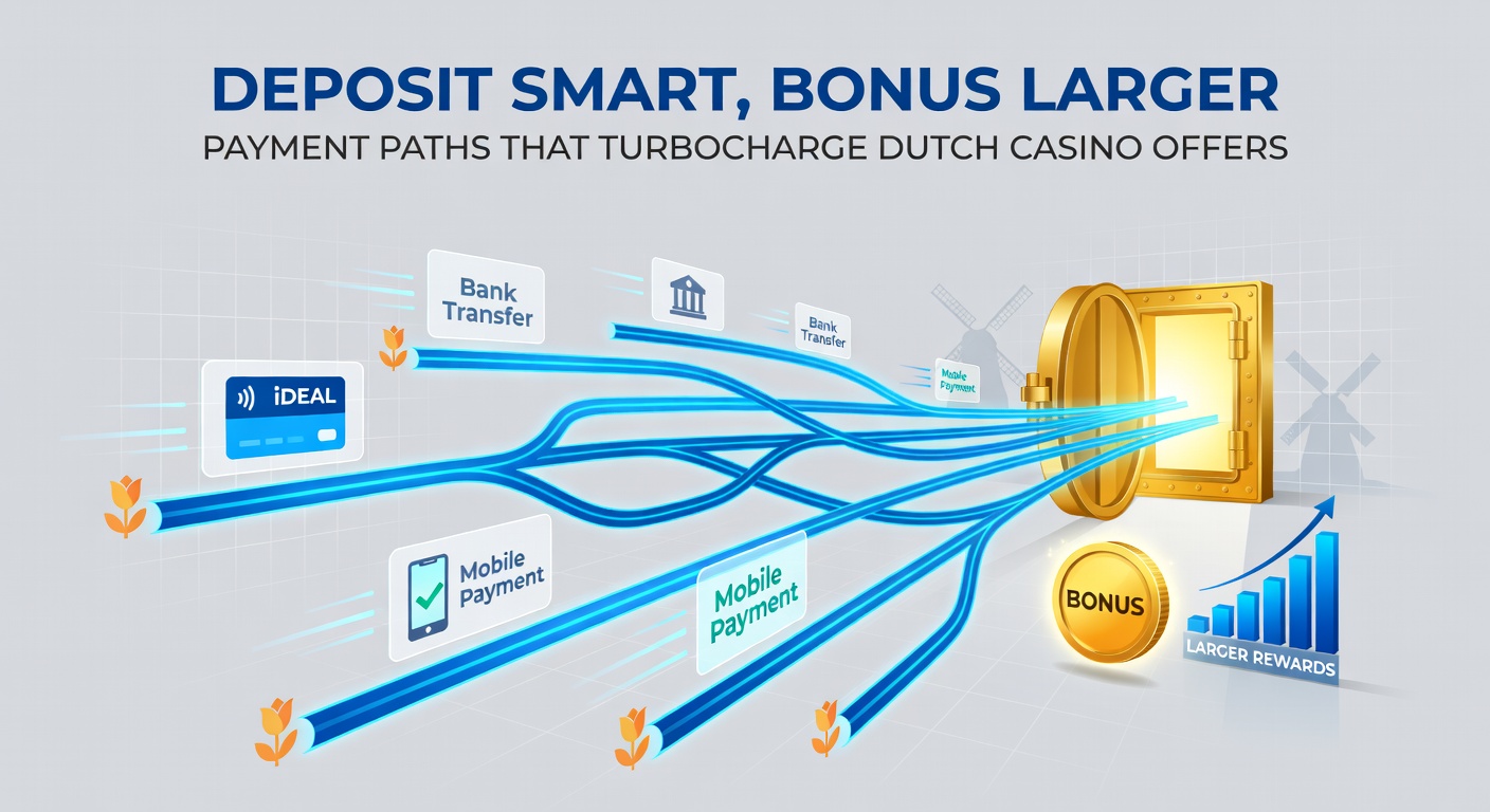 Vergelijkingstabel van bonusbedragen per stortmethode in Nederlandse casino's, met grafieken voor iDEAL versus crypto en de resulterende winstkansen