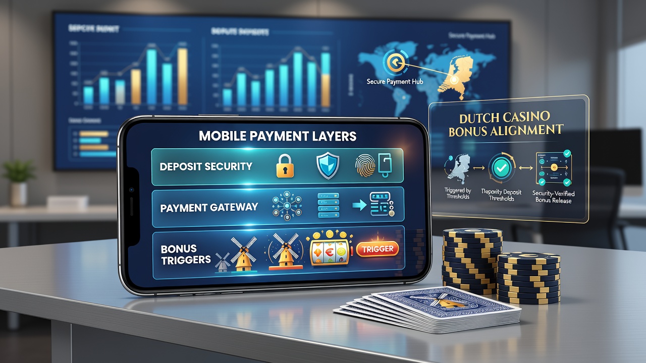 Beveiligde mobiele stortingen en casino bonussen