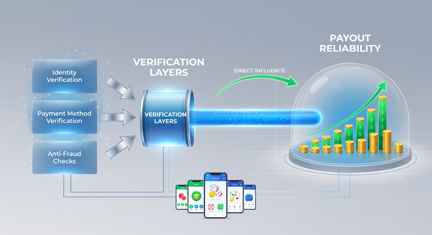 Mobiele verificatie-interface met stappen voor identiteits- en betalingscontrole